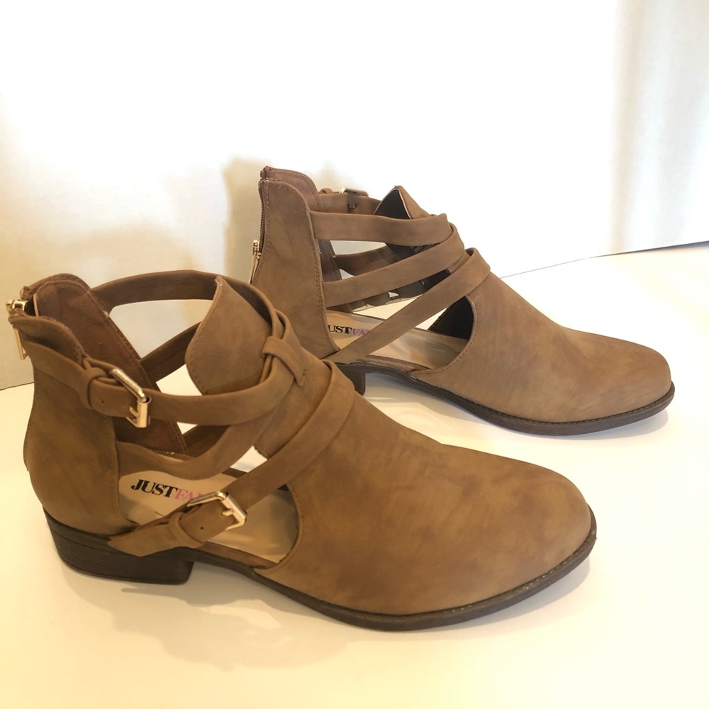 Just Fab Bootie Sandals Size 10